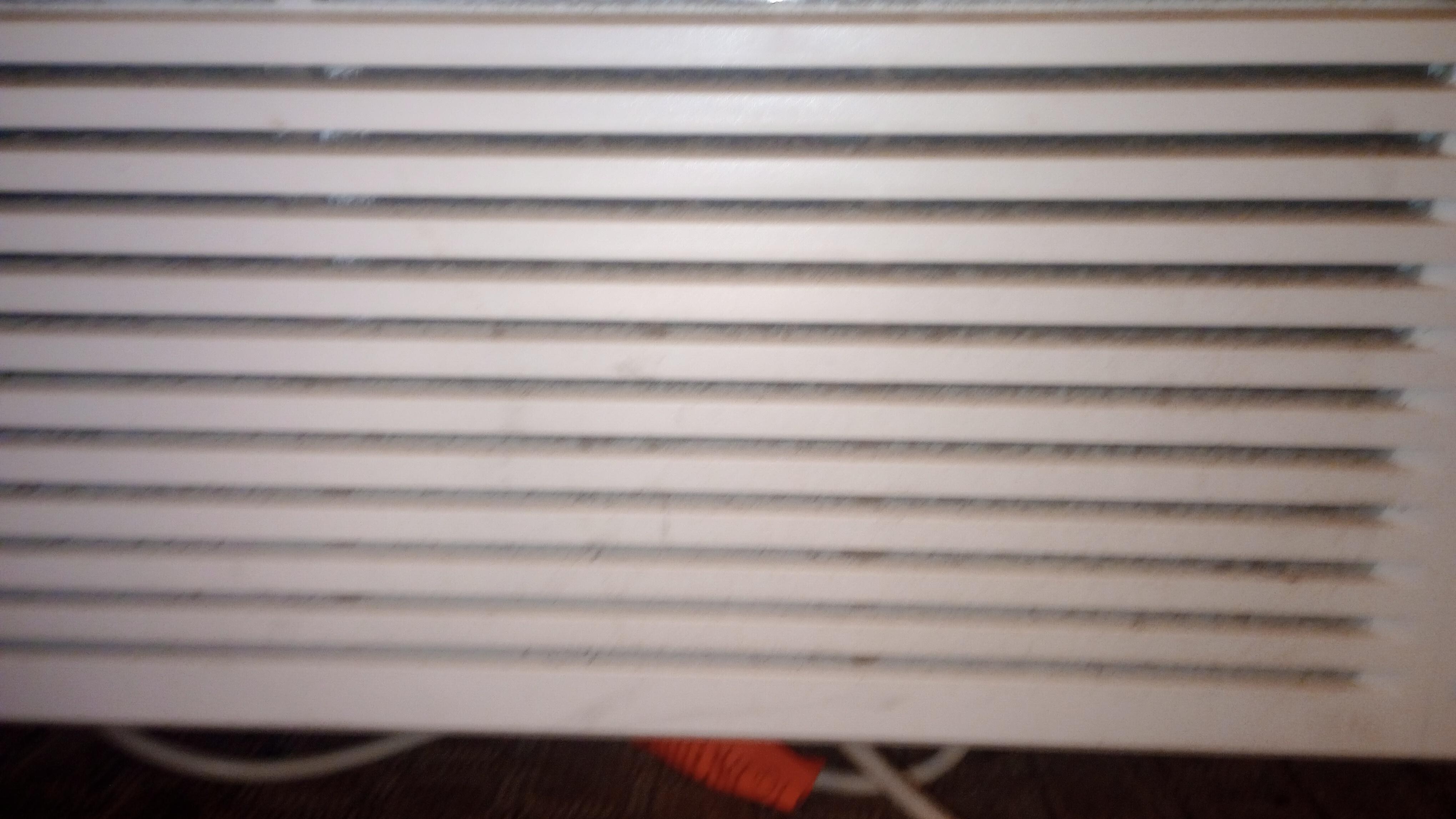 This was the front of the heating unit. 