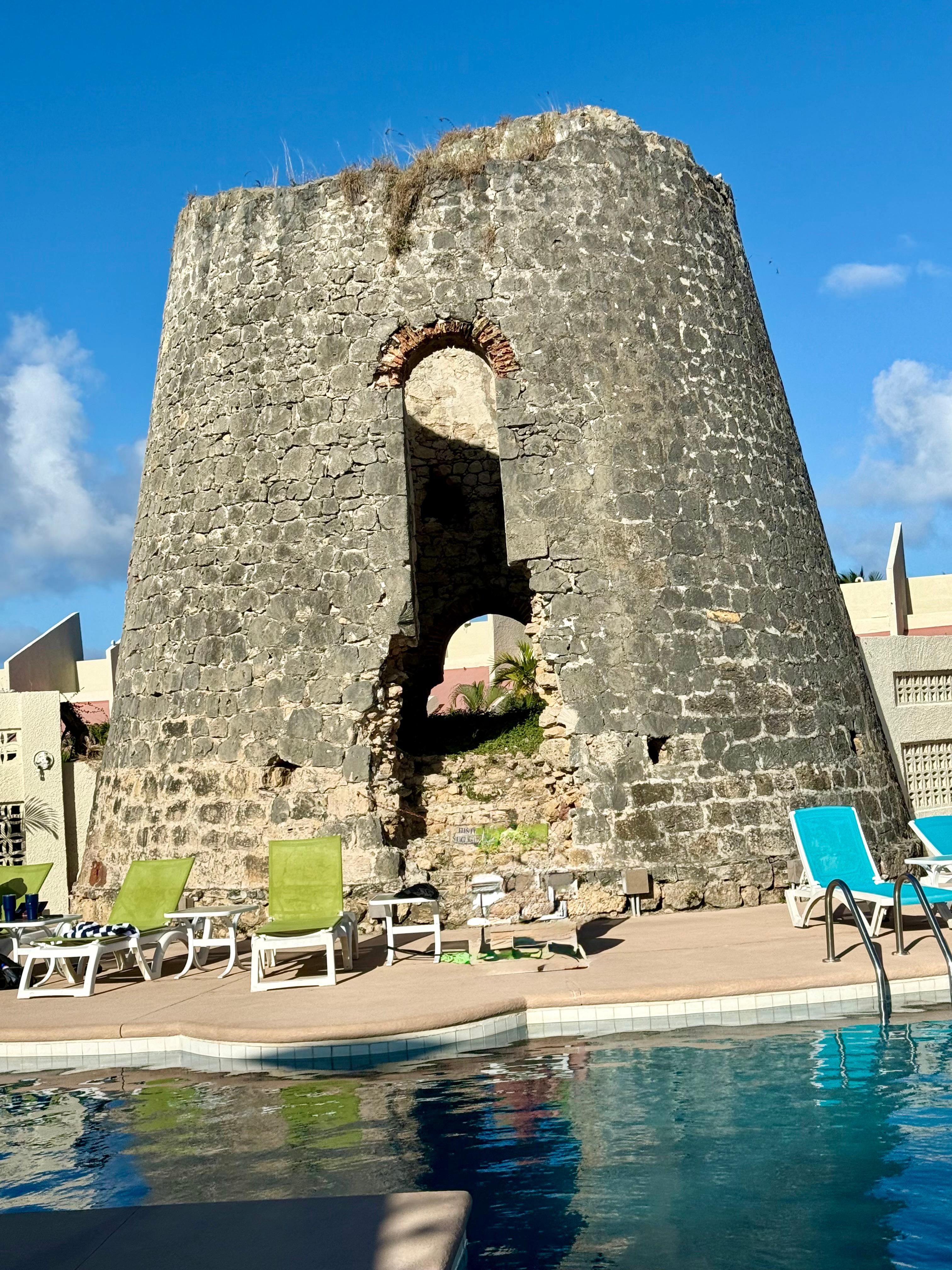 Sugar mill on property 