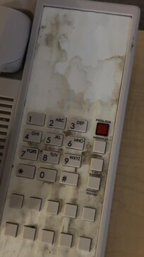 Phone hadn’t been cleaned in a long time.