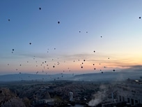 view from our hotel room