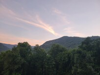 Evening view from porch