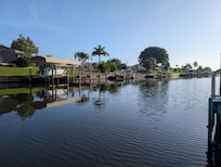 Calm waters on the canal.