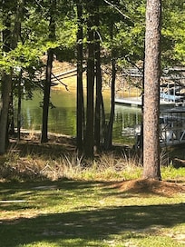 View from the screened in porch.