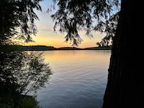 Sunset from the dock.