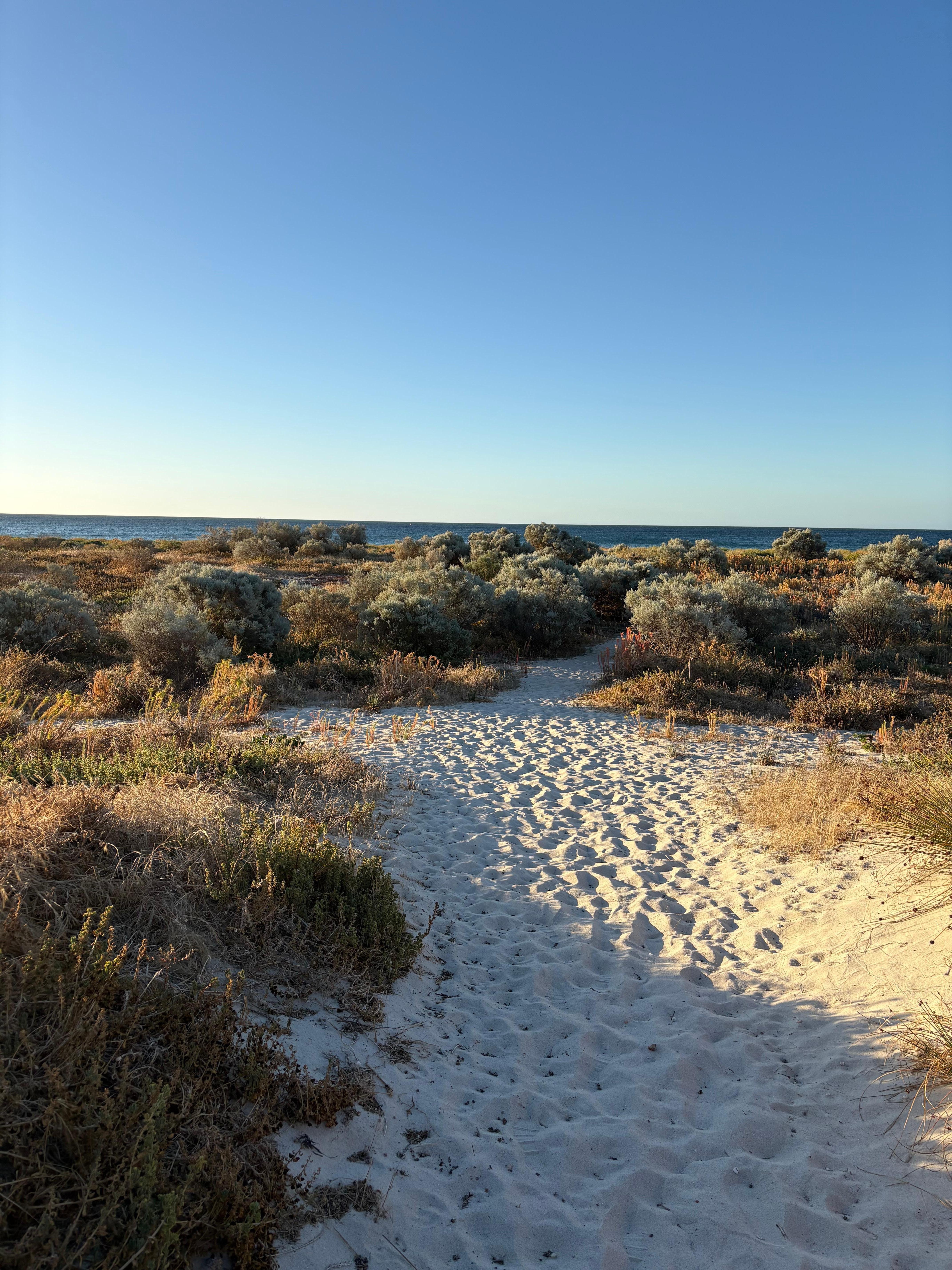 Photo taken from the walkway along Geographe Bay in the early evening 