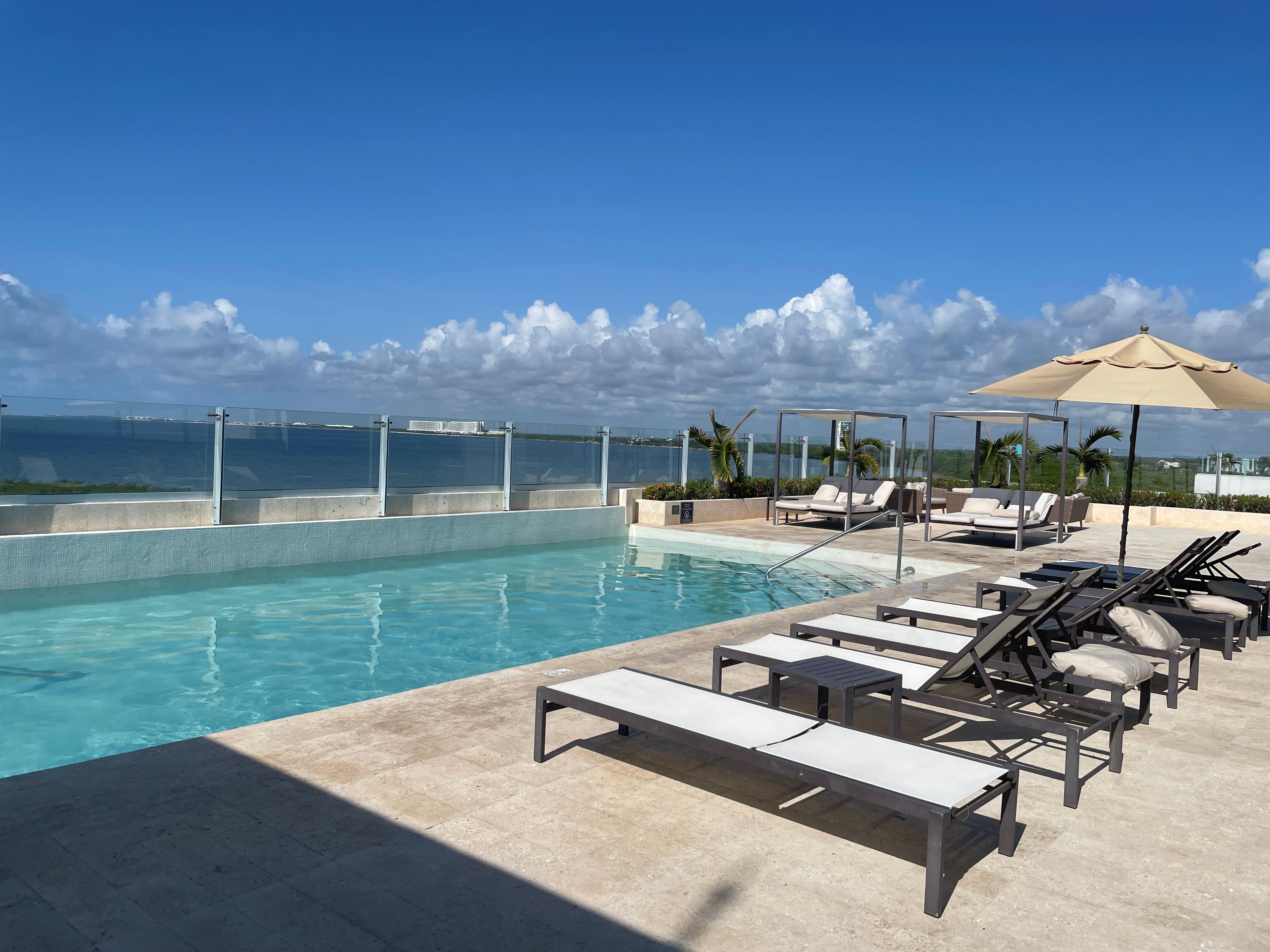Second pool on the roof top