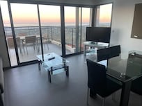 living room, looking out onto front terrace