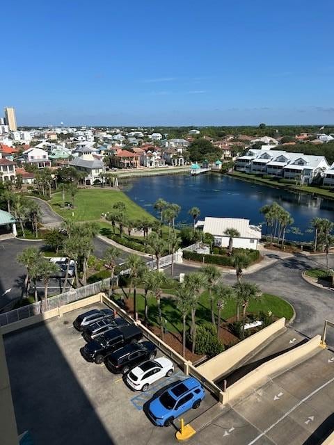 Looking over the property