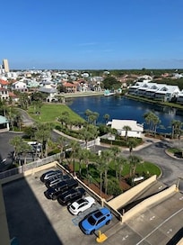 Looking over the property