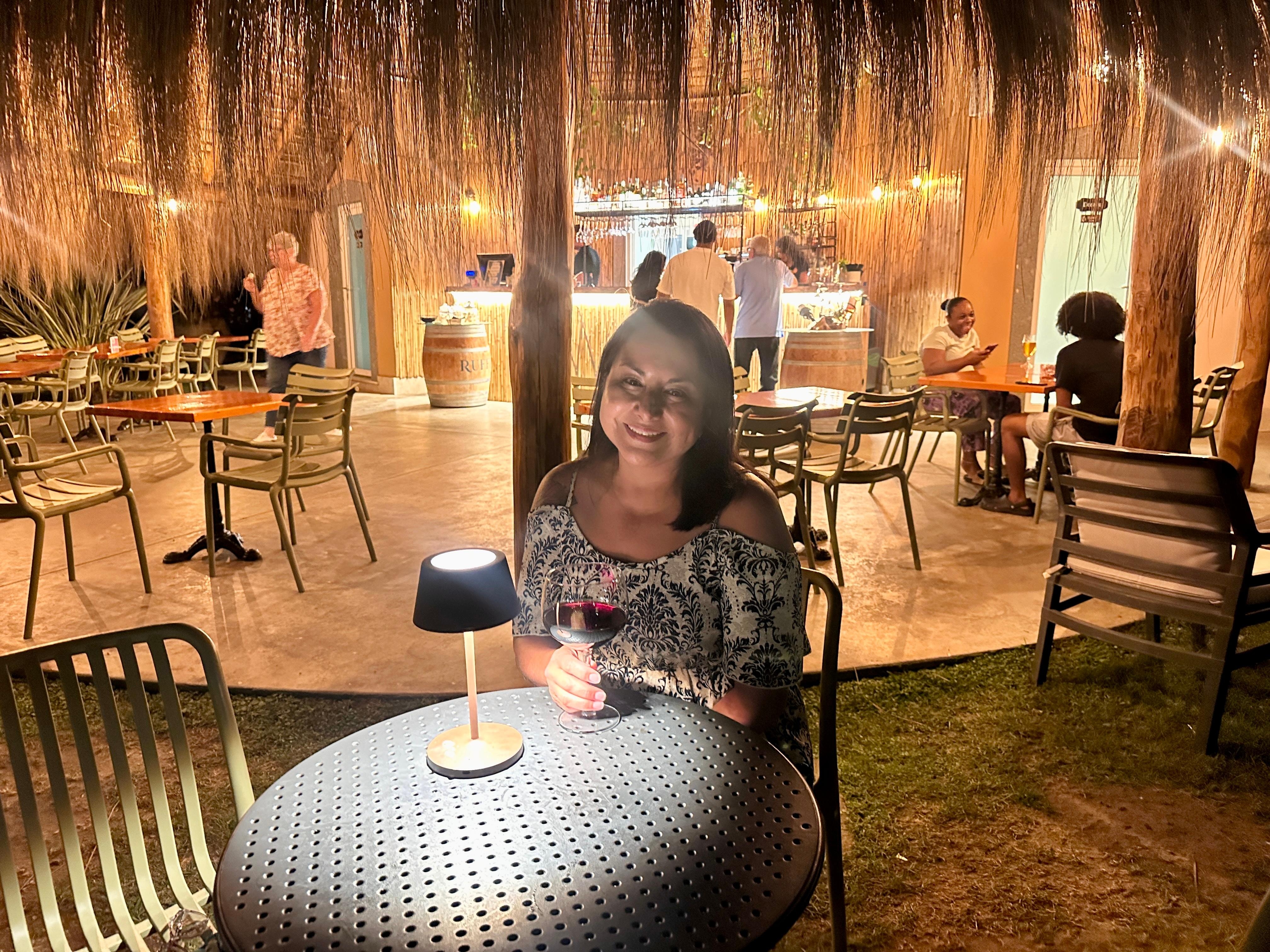 The Tiki Bar has filling snacks at reasonable prices. Drinks are generous size.