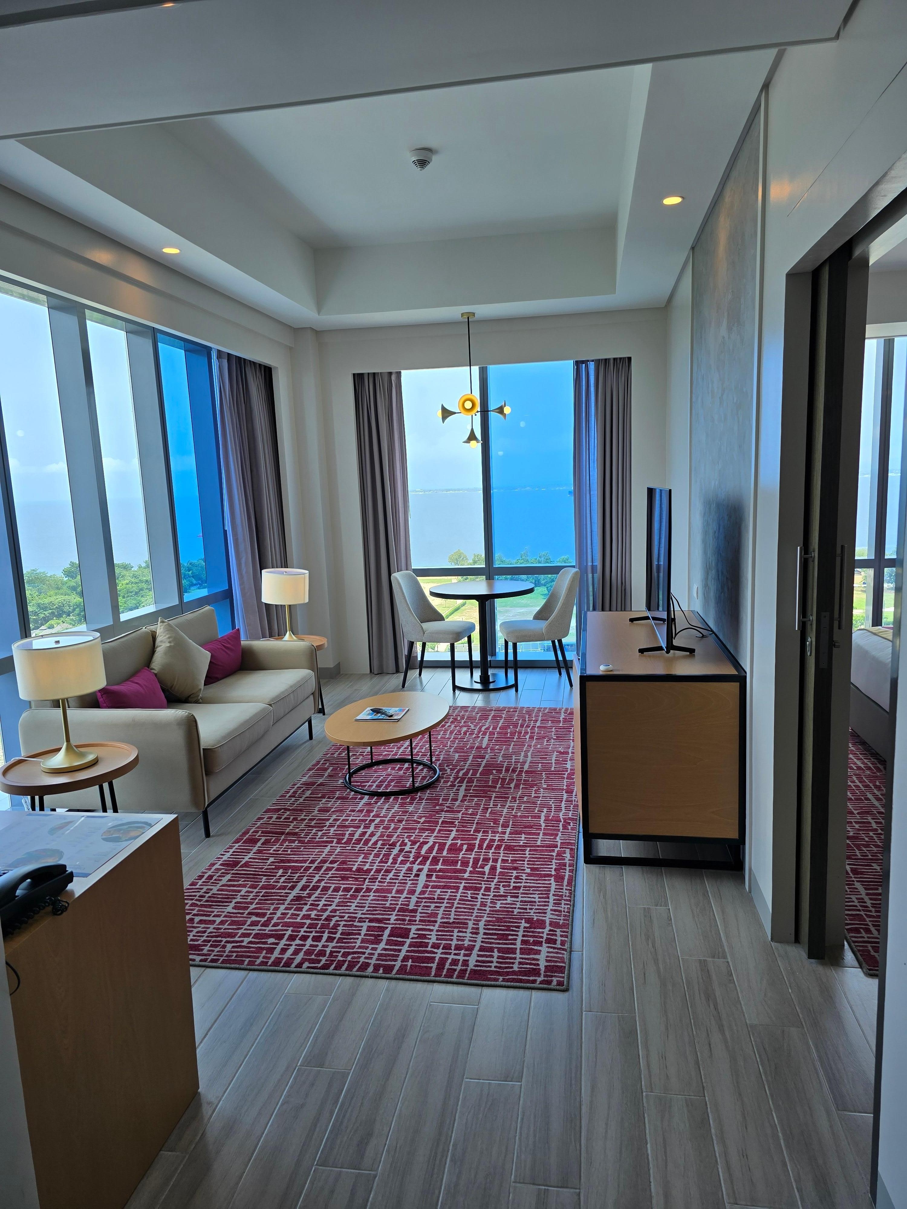 Main entrance to living area.