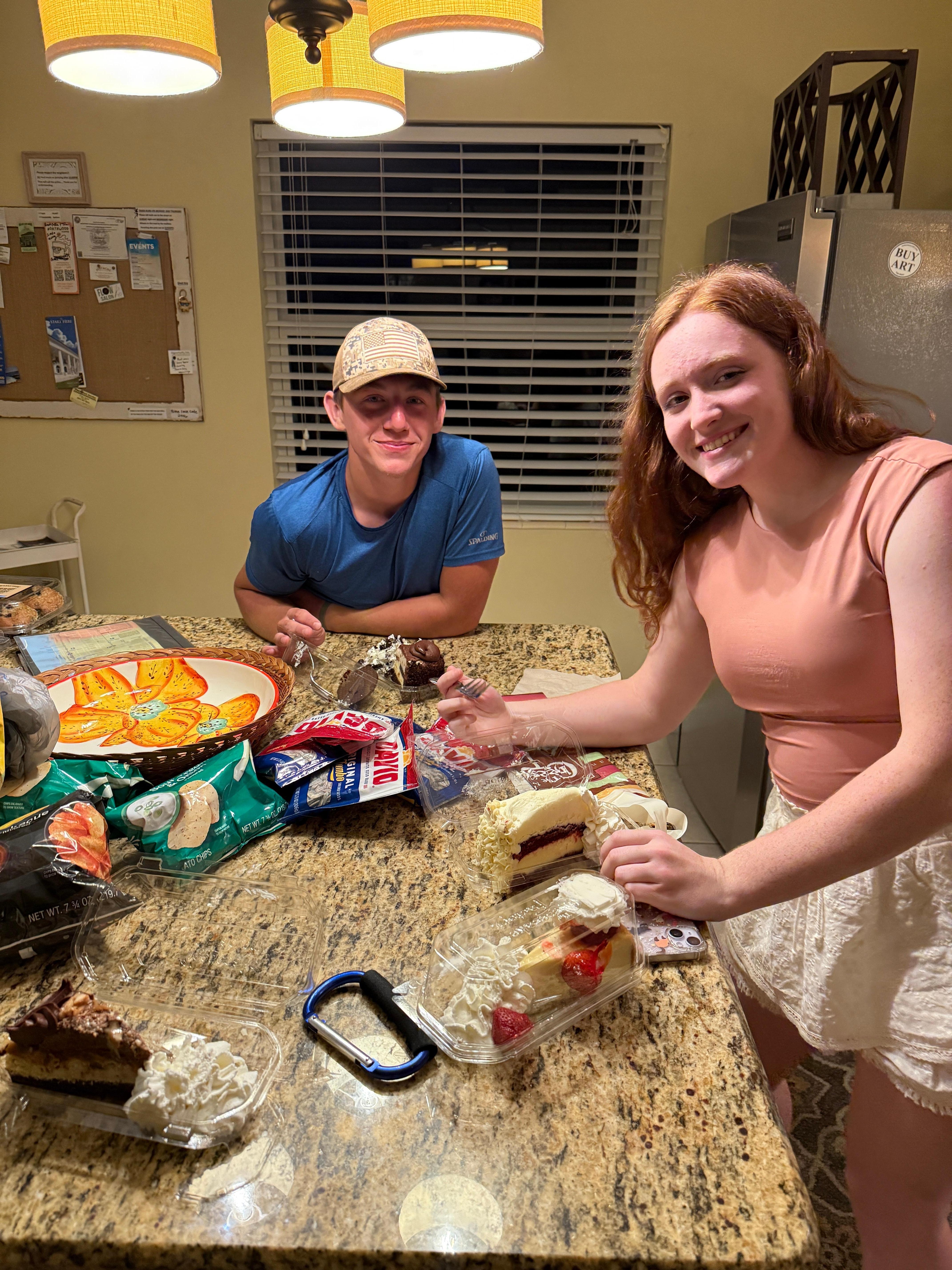 Brought back some Cheesecake from the Cheesecake Factory