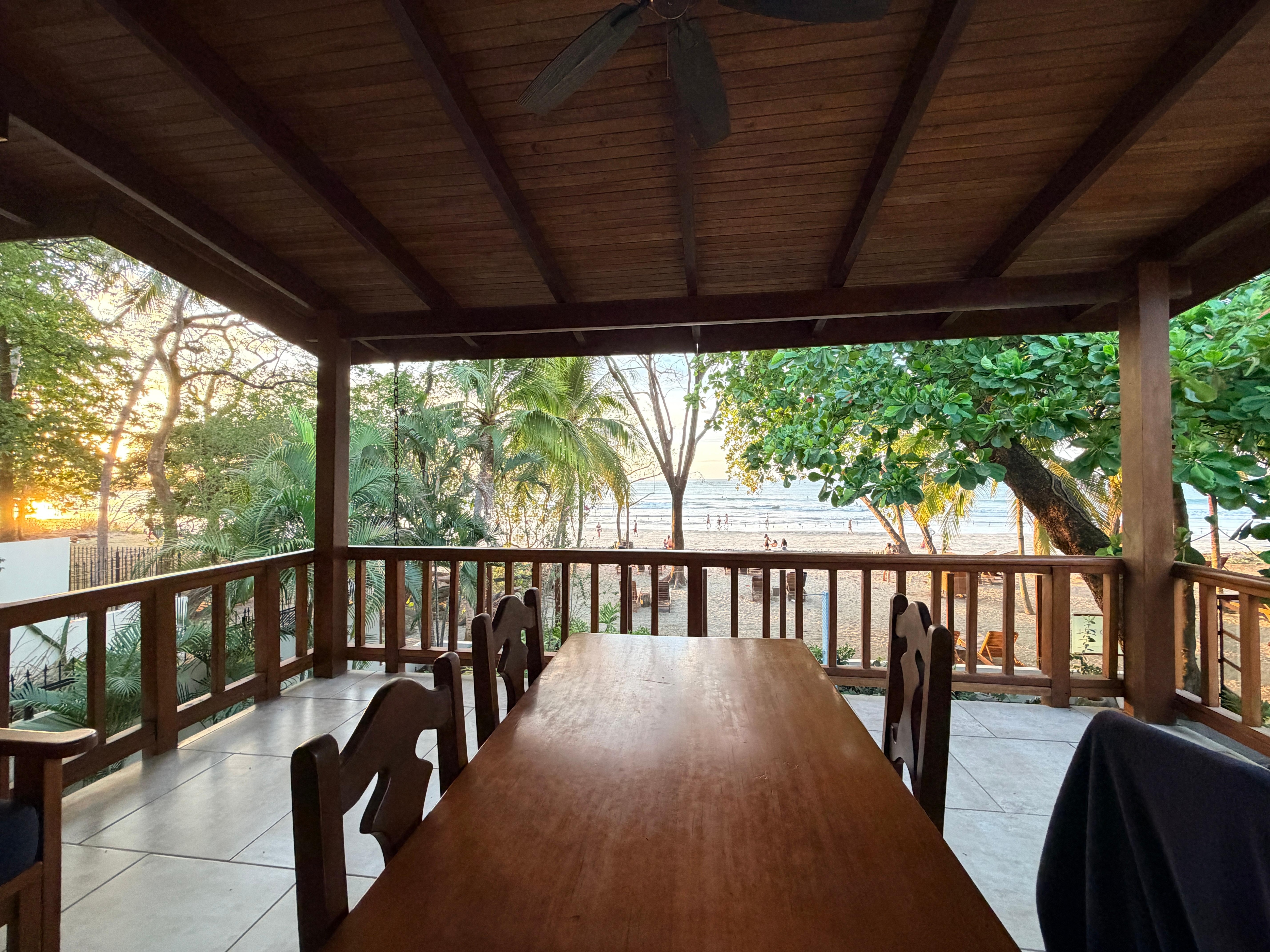 View from the family room balcony