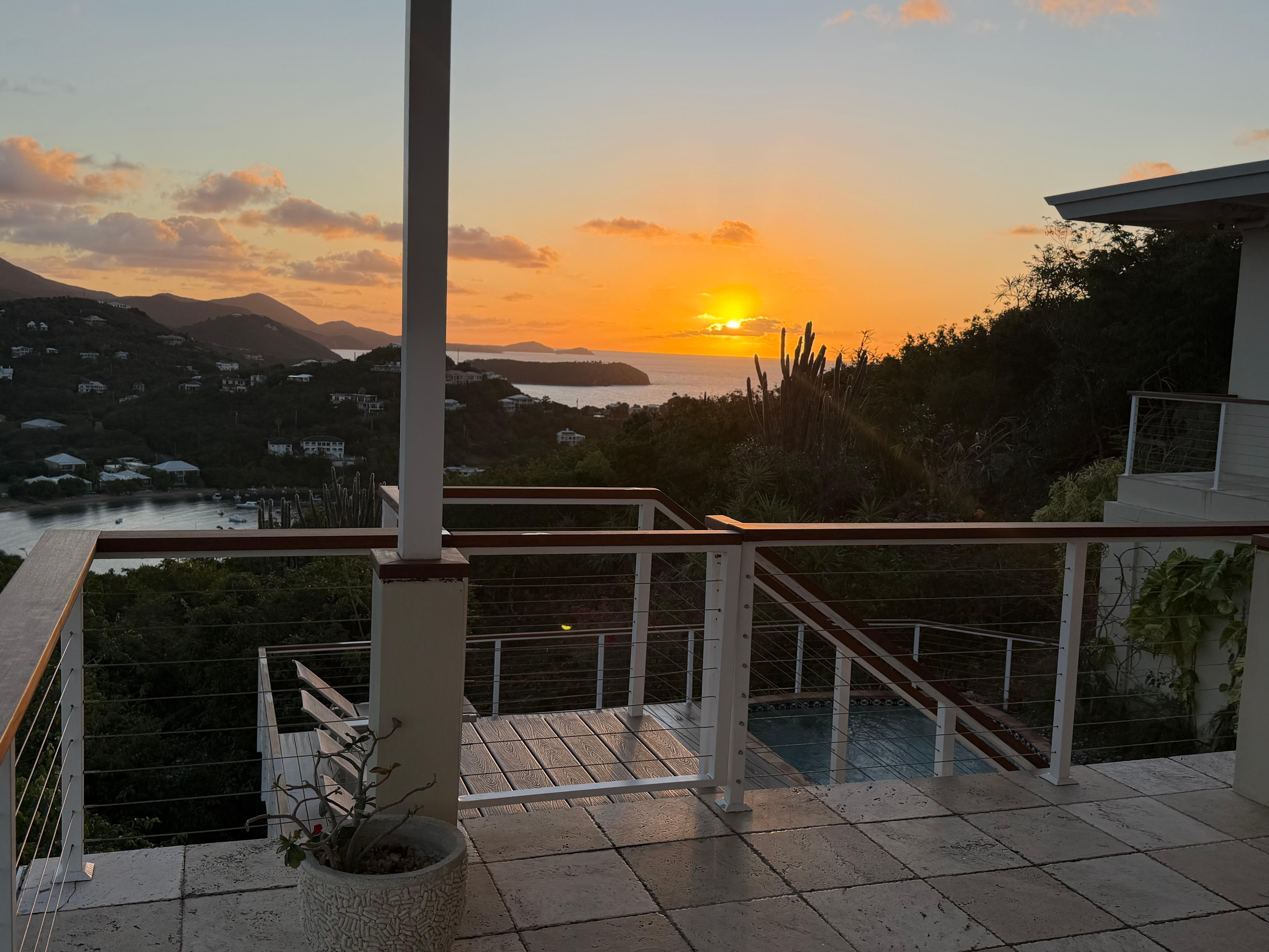 Sunrise to sunset, Maria Breeze offers a birdnest view of the island.