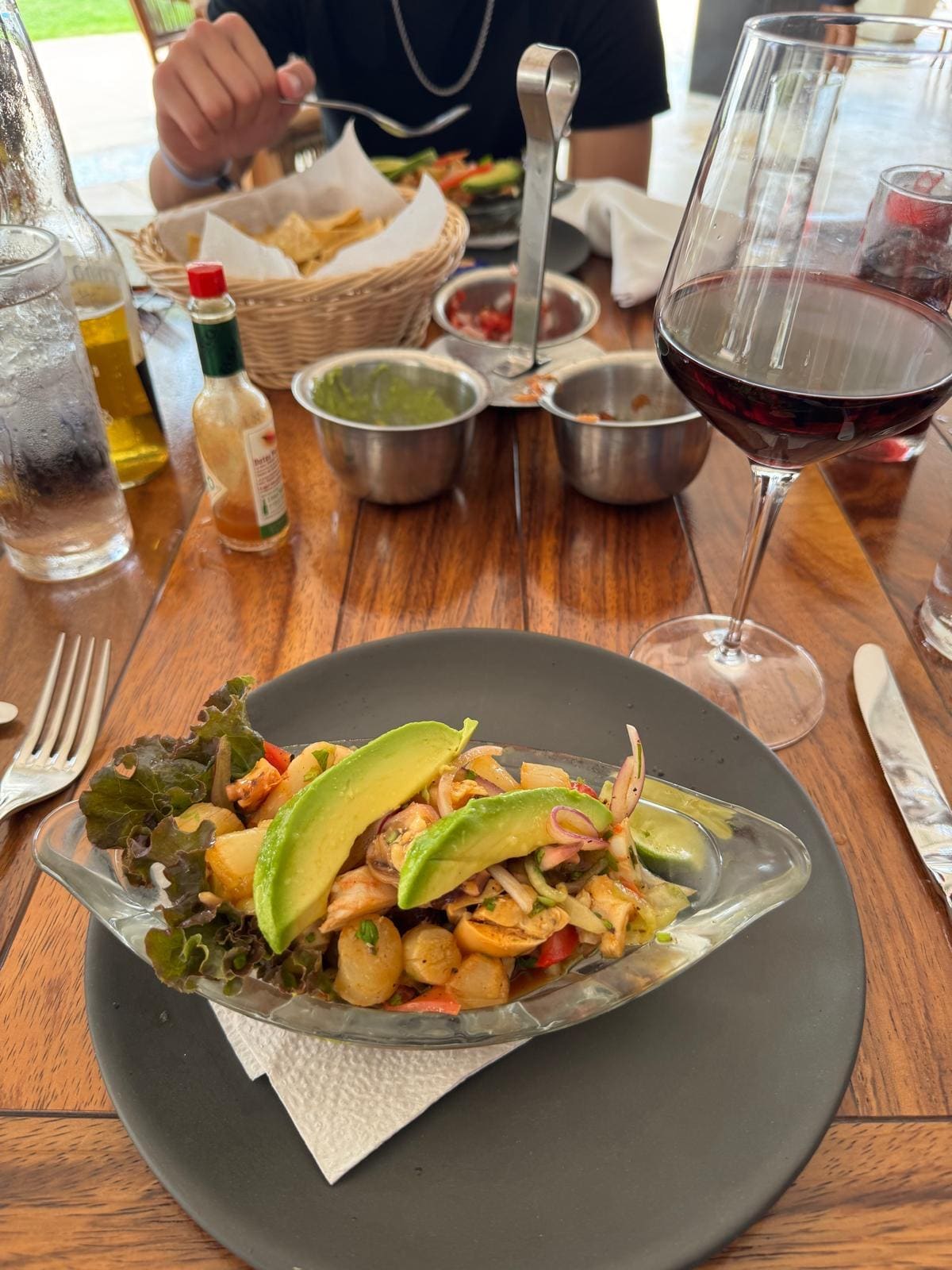 Ceville@ patron restaurant.