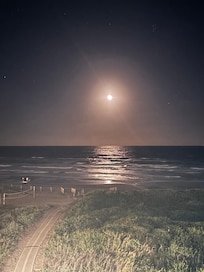 Night view from balcony