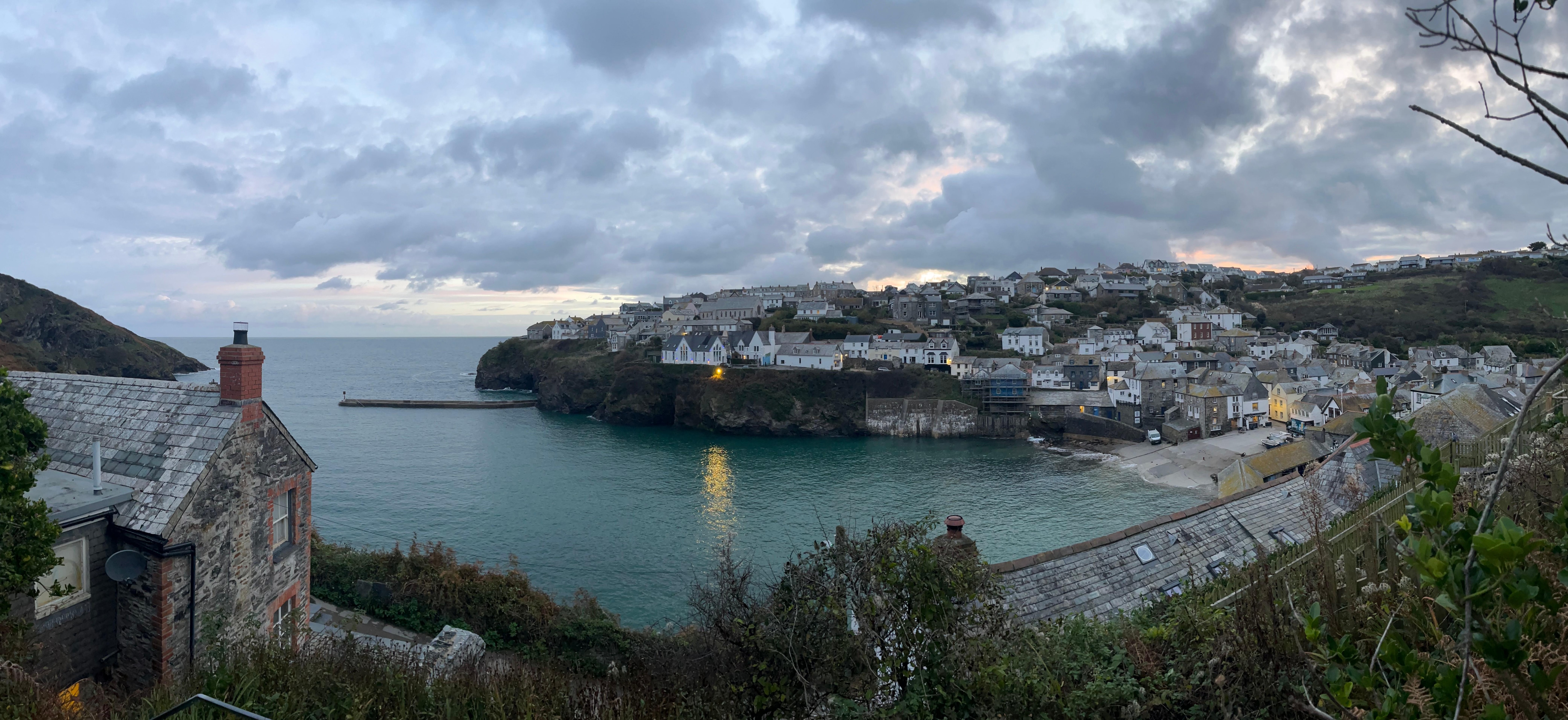 View from cottage garden