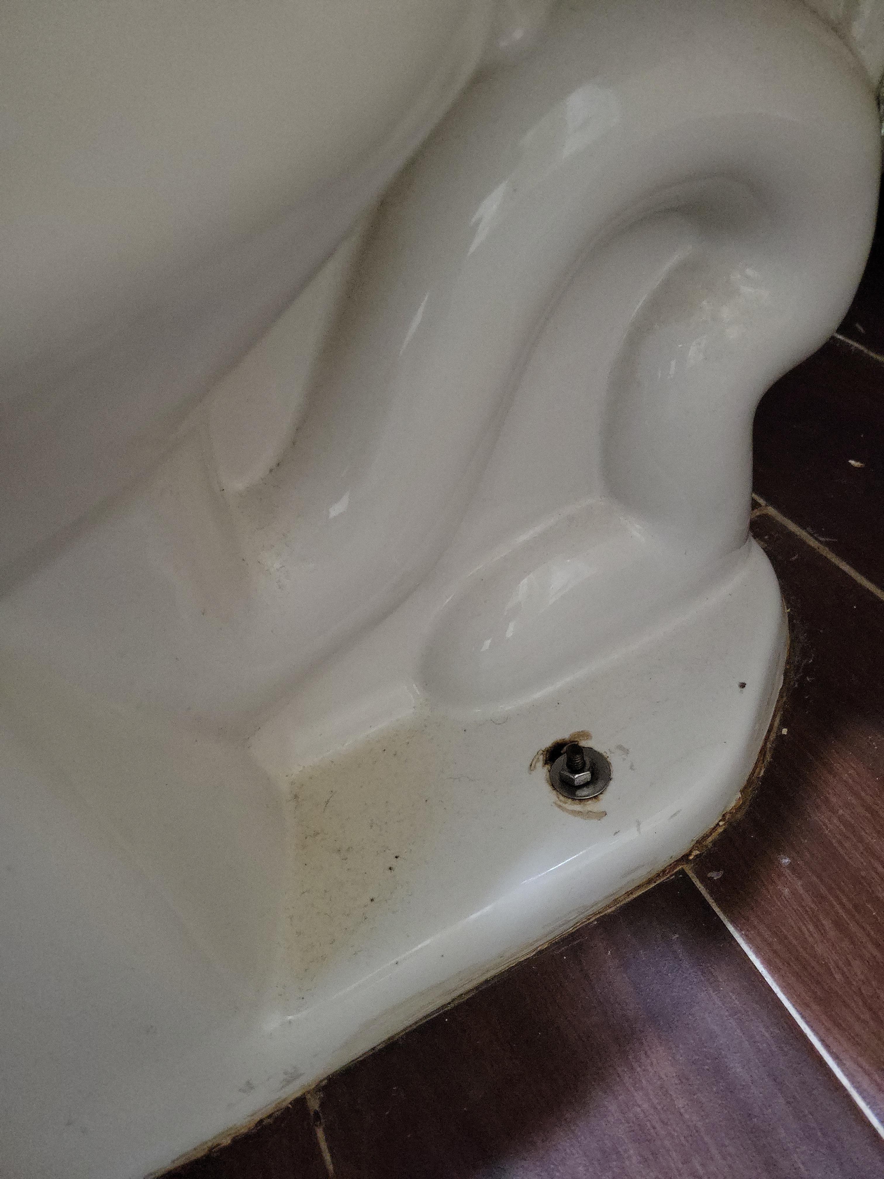Urine all over toilet 