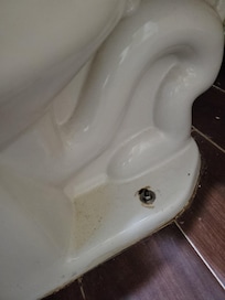 Urine all over toilet