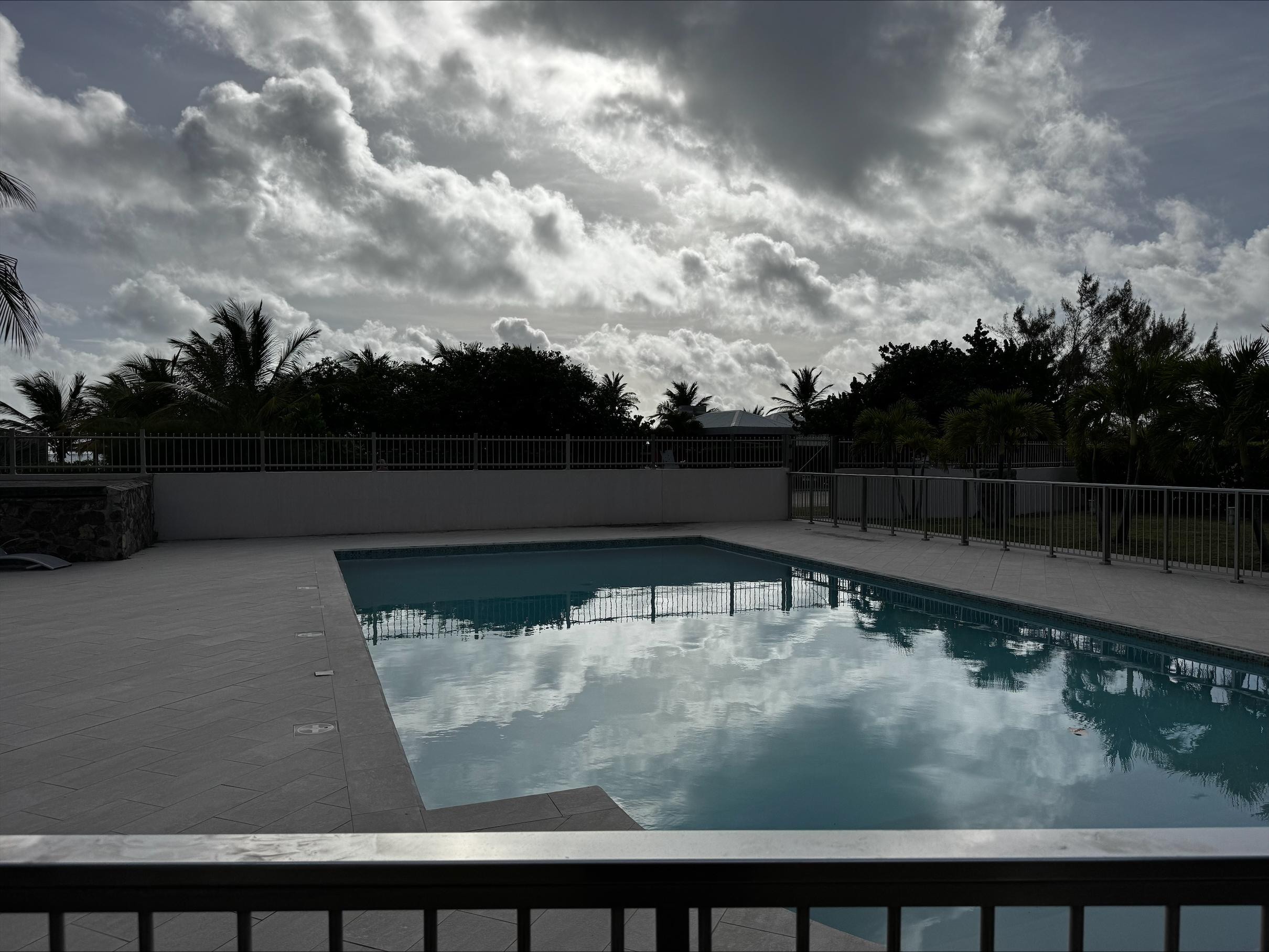 Nice pool, no chairs