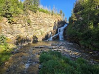 Canyon falls. About a 10 min walk from the lodge.
