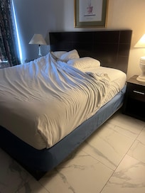 This is how the room looked when I walked in