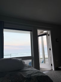 Taking in the morning views as we get up and ready on our day of departures