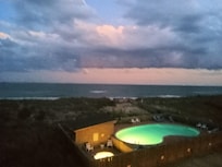 Night view from balcony.