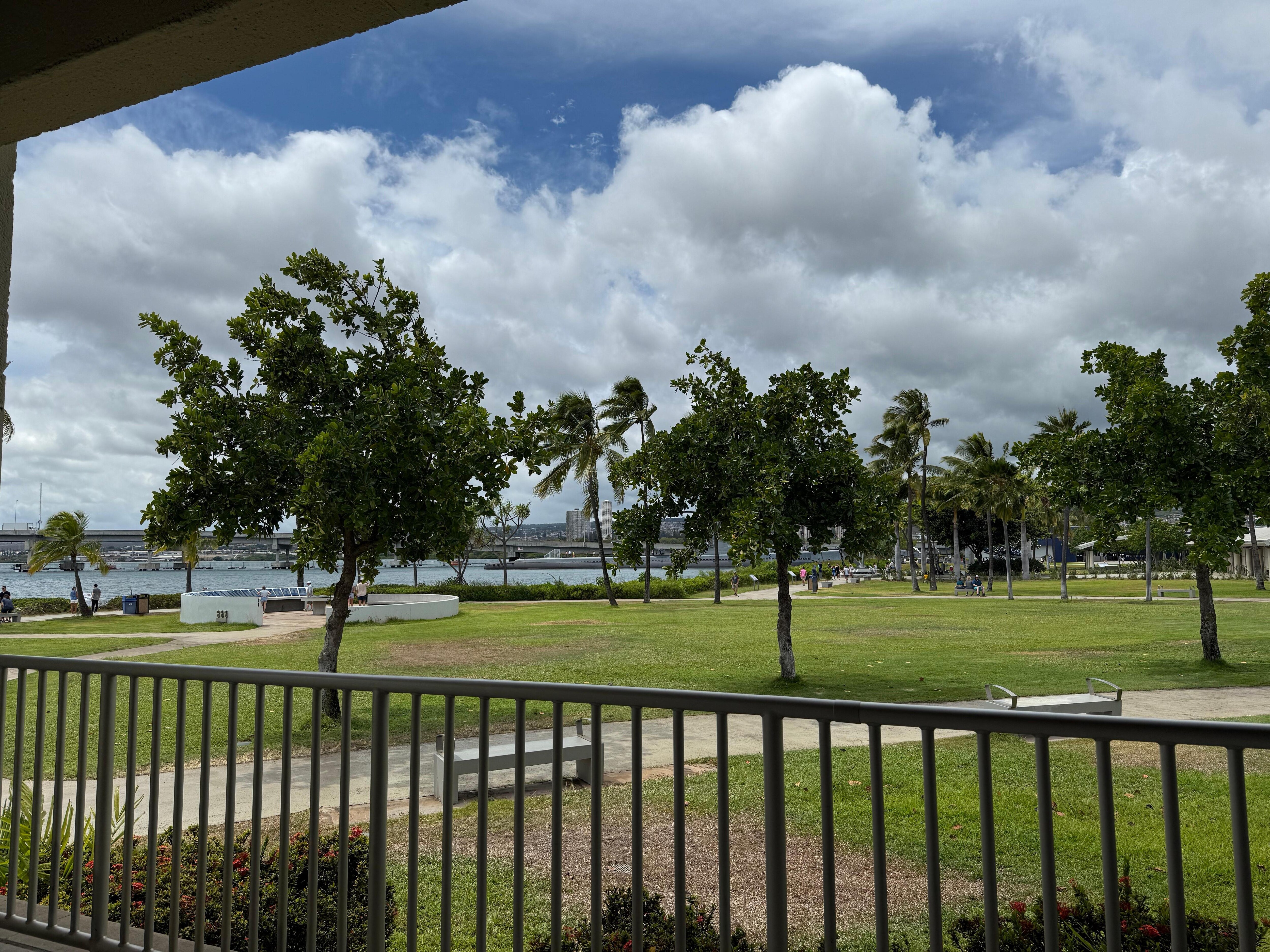 Midday from the balcony.