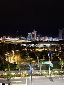 Night view from the balcony