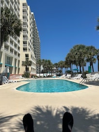 Back of hotel