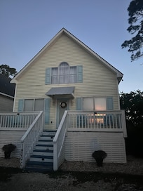 Front of the cottage