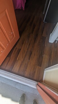 paint stains on floor