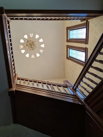 Staircase chandelier