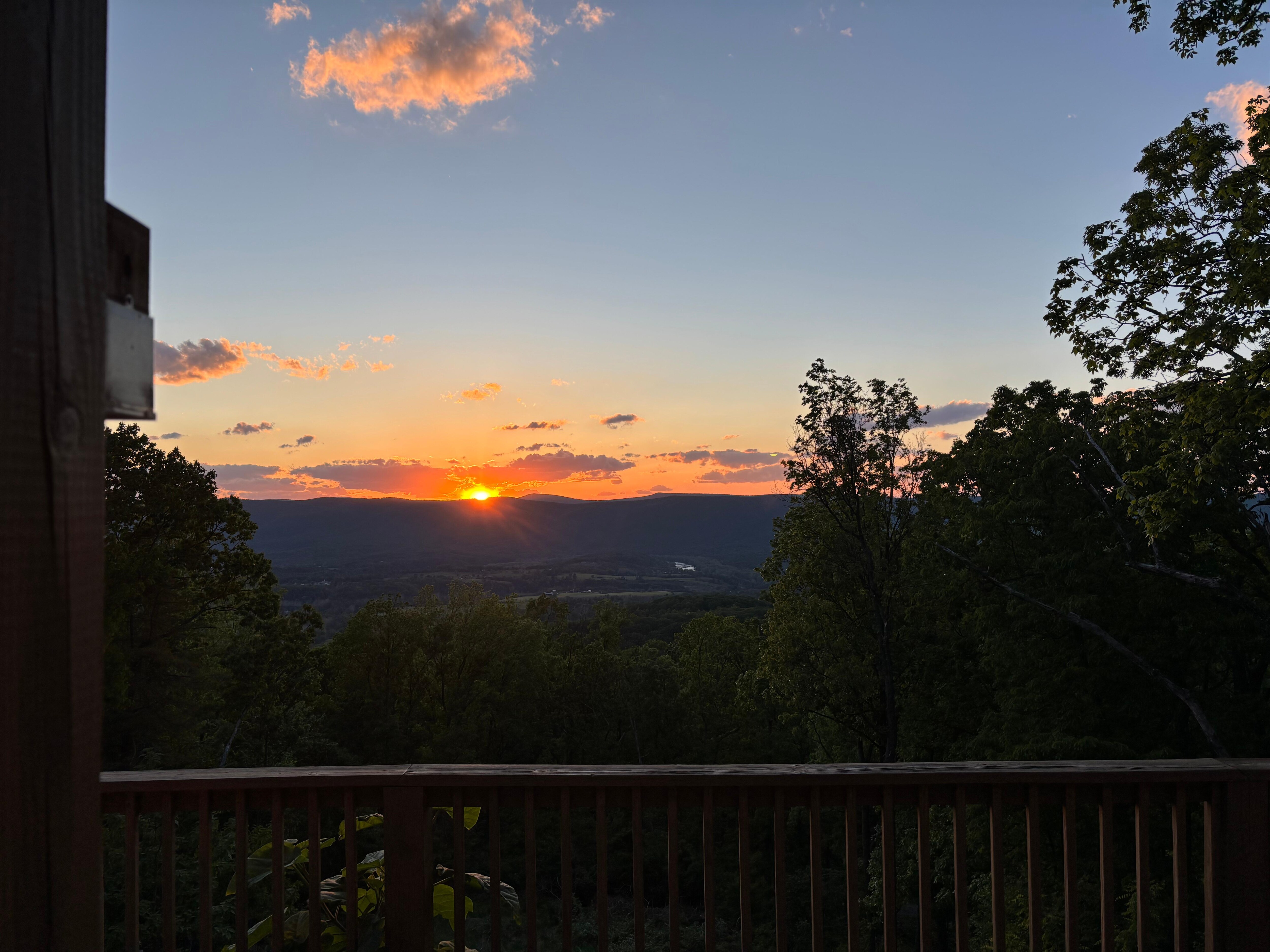 Sunset at the Mountain Cabin
