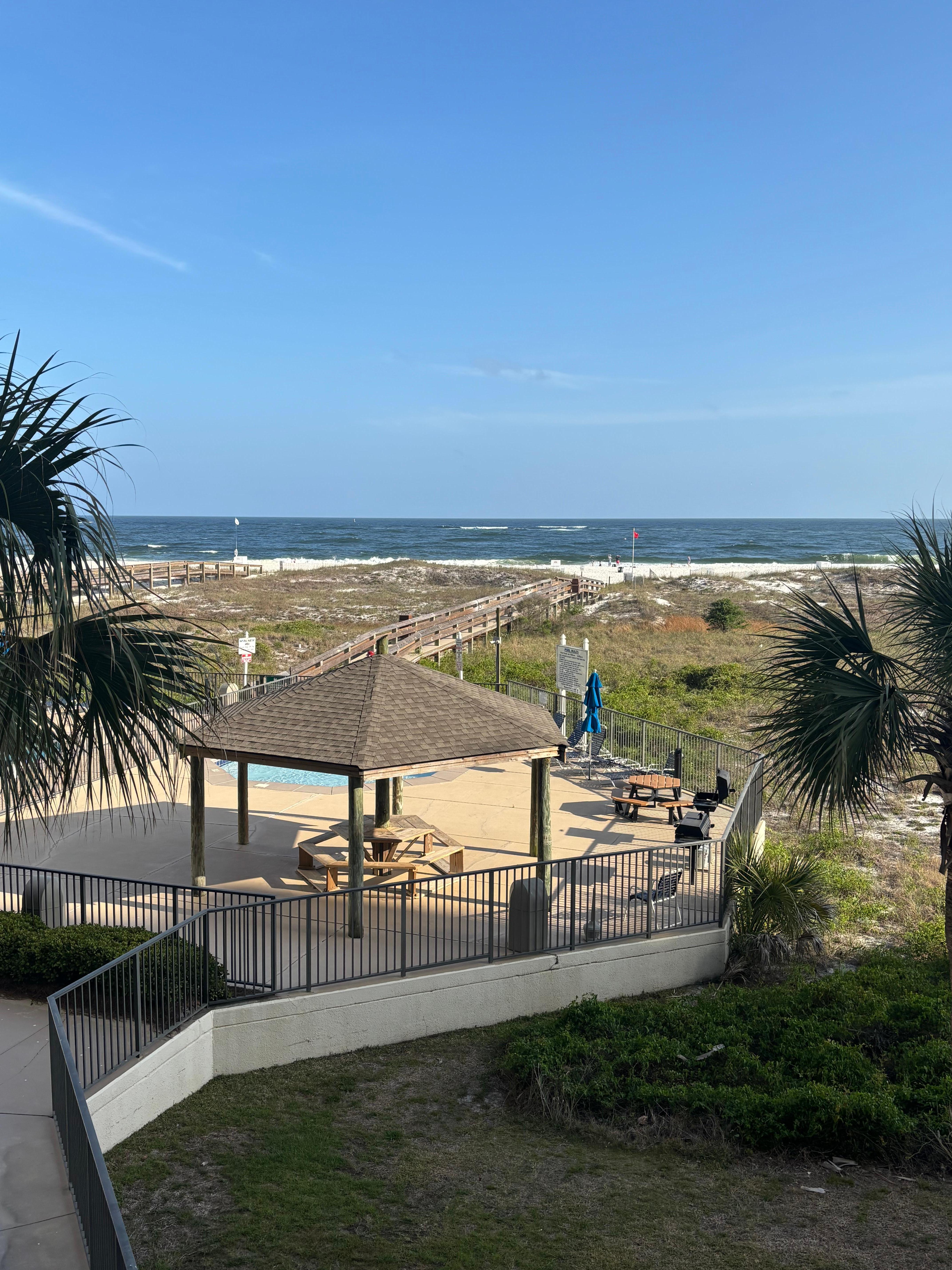 View from the unit patio. 