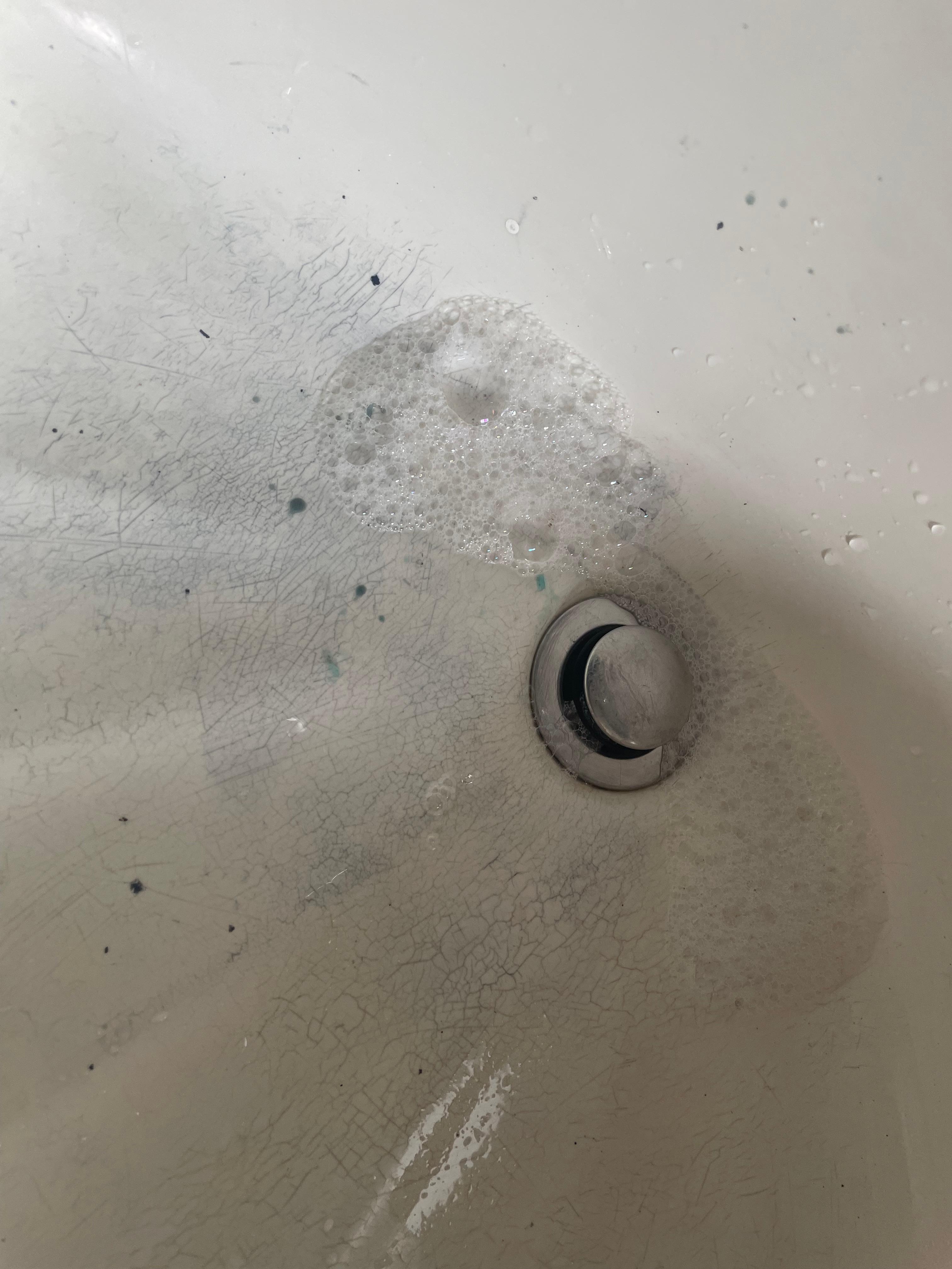 Paint in the sink 