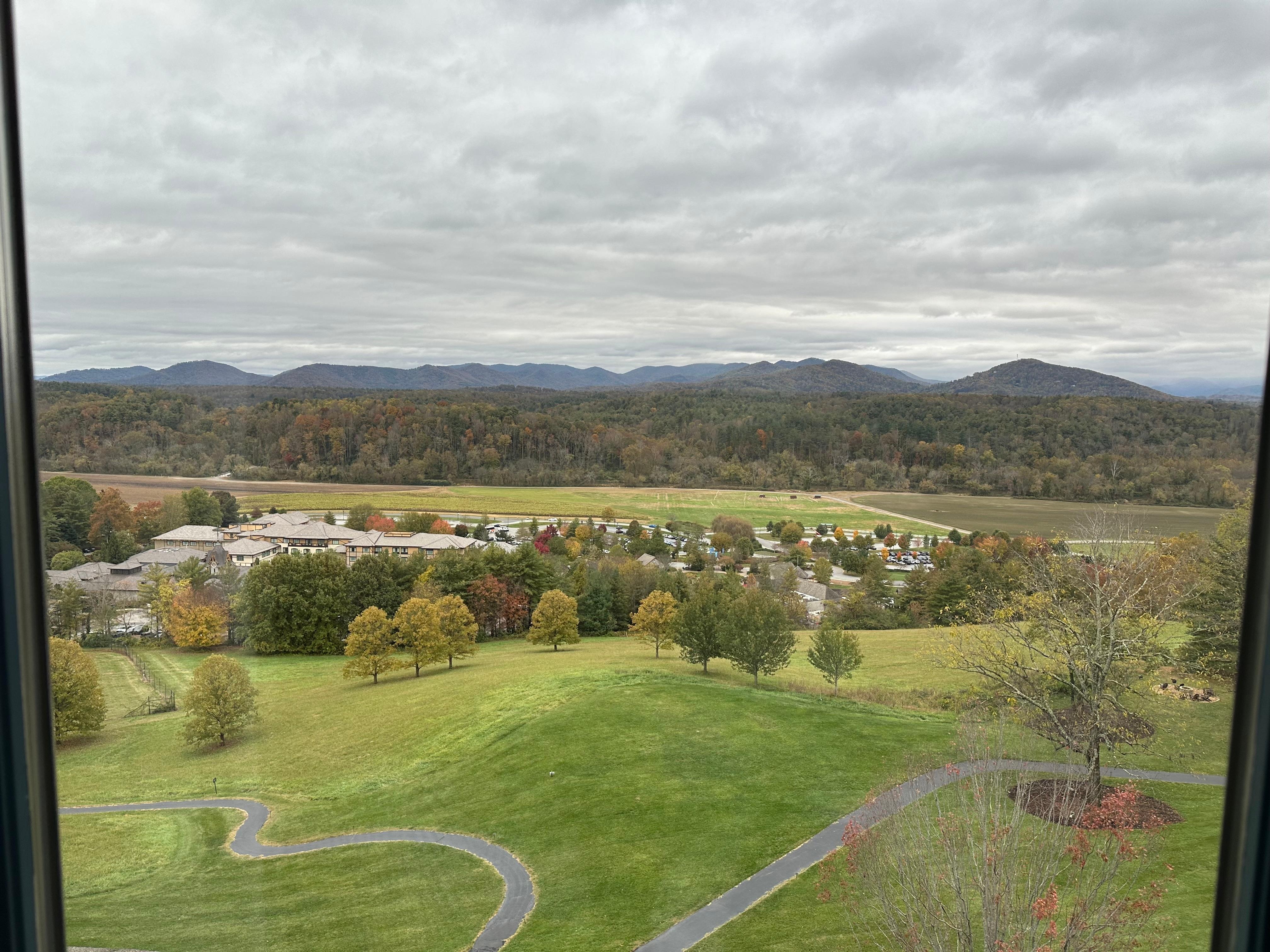 View from our room top floor