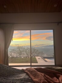 Sunrise view from main bedroom