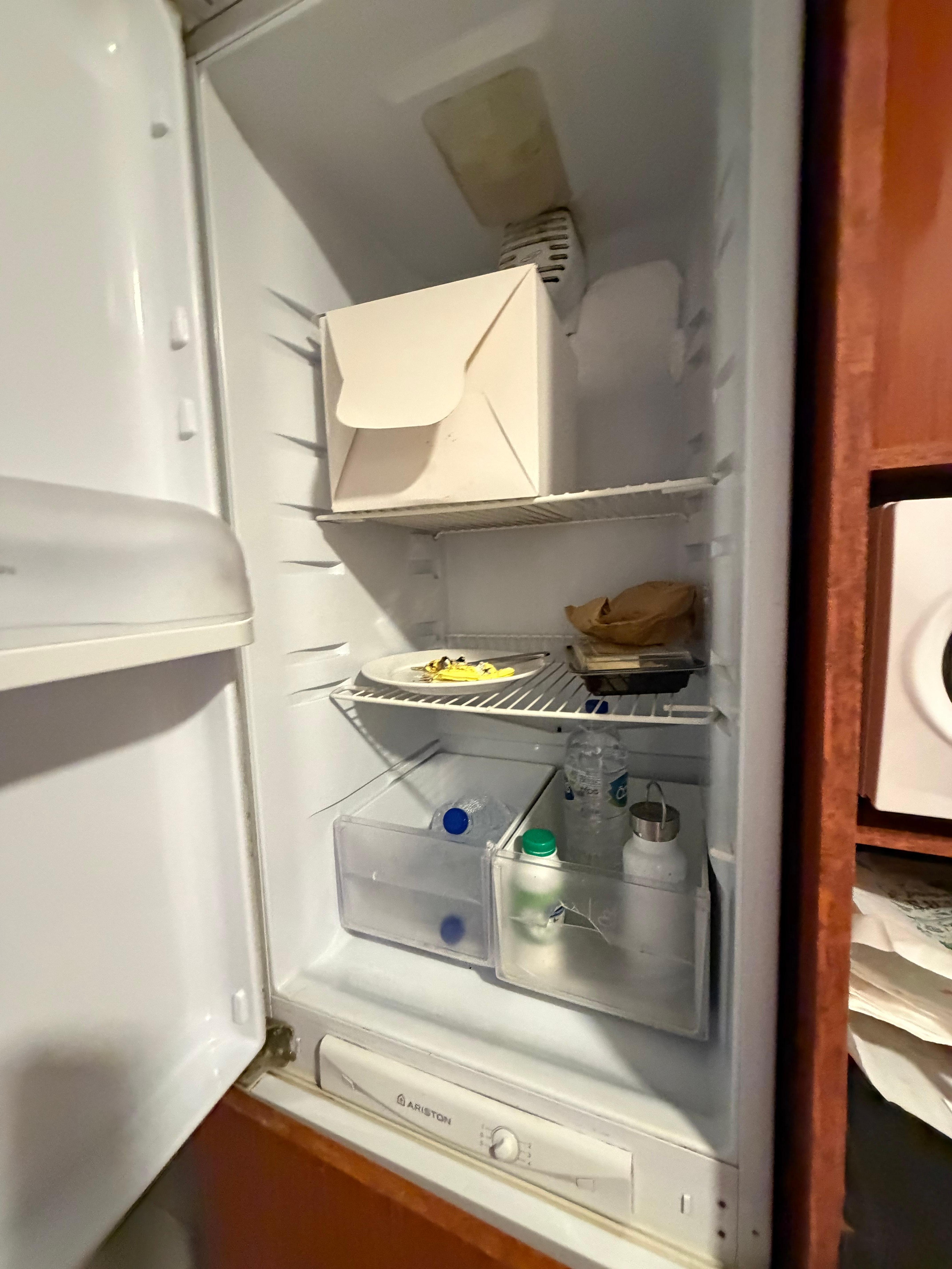 Old fridge broken trays