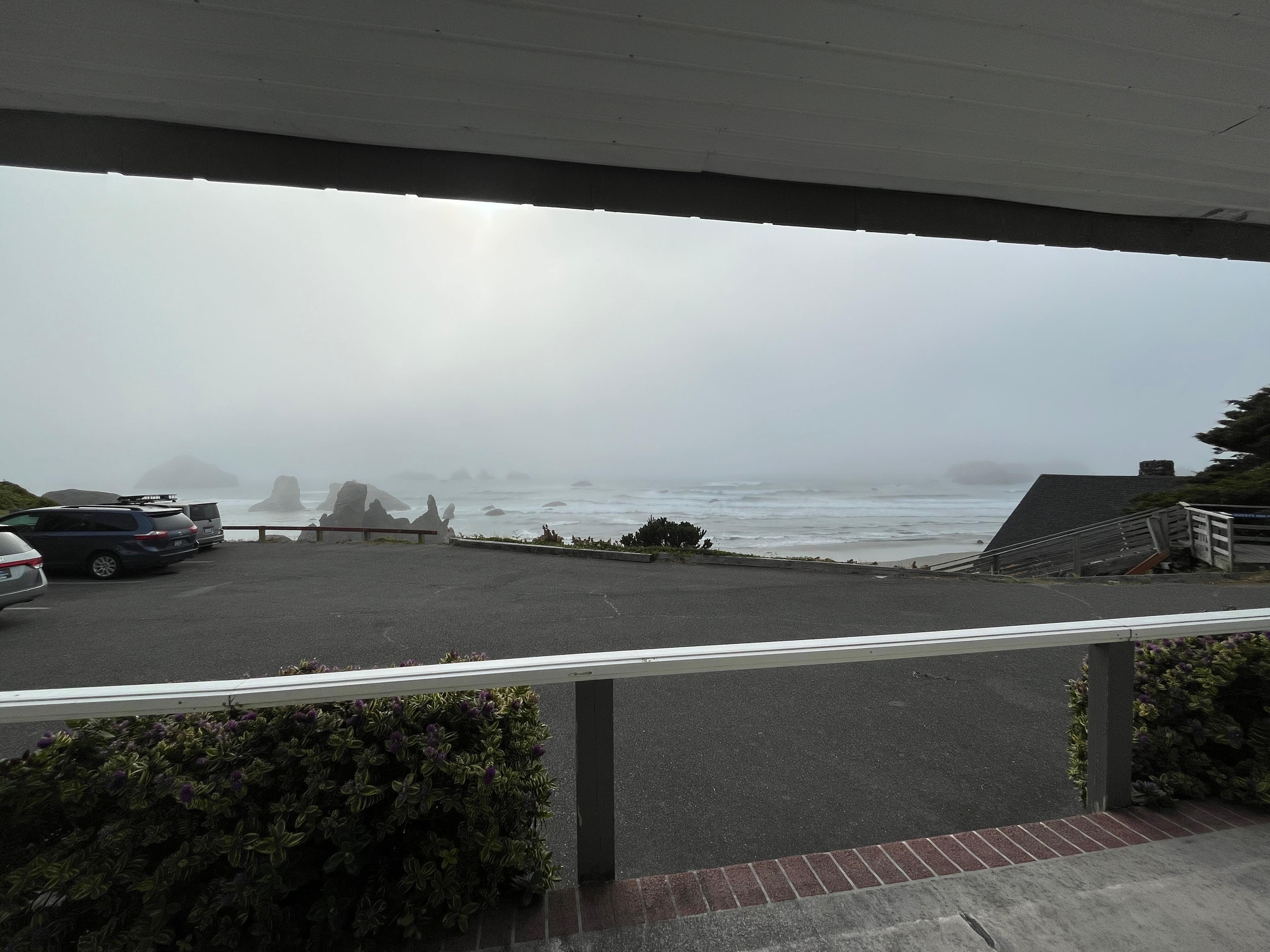 Super foggy all day.  Bummer 