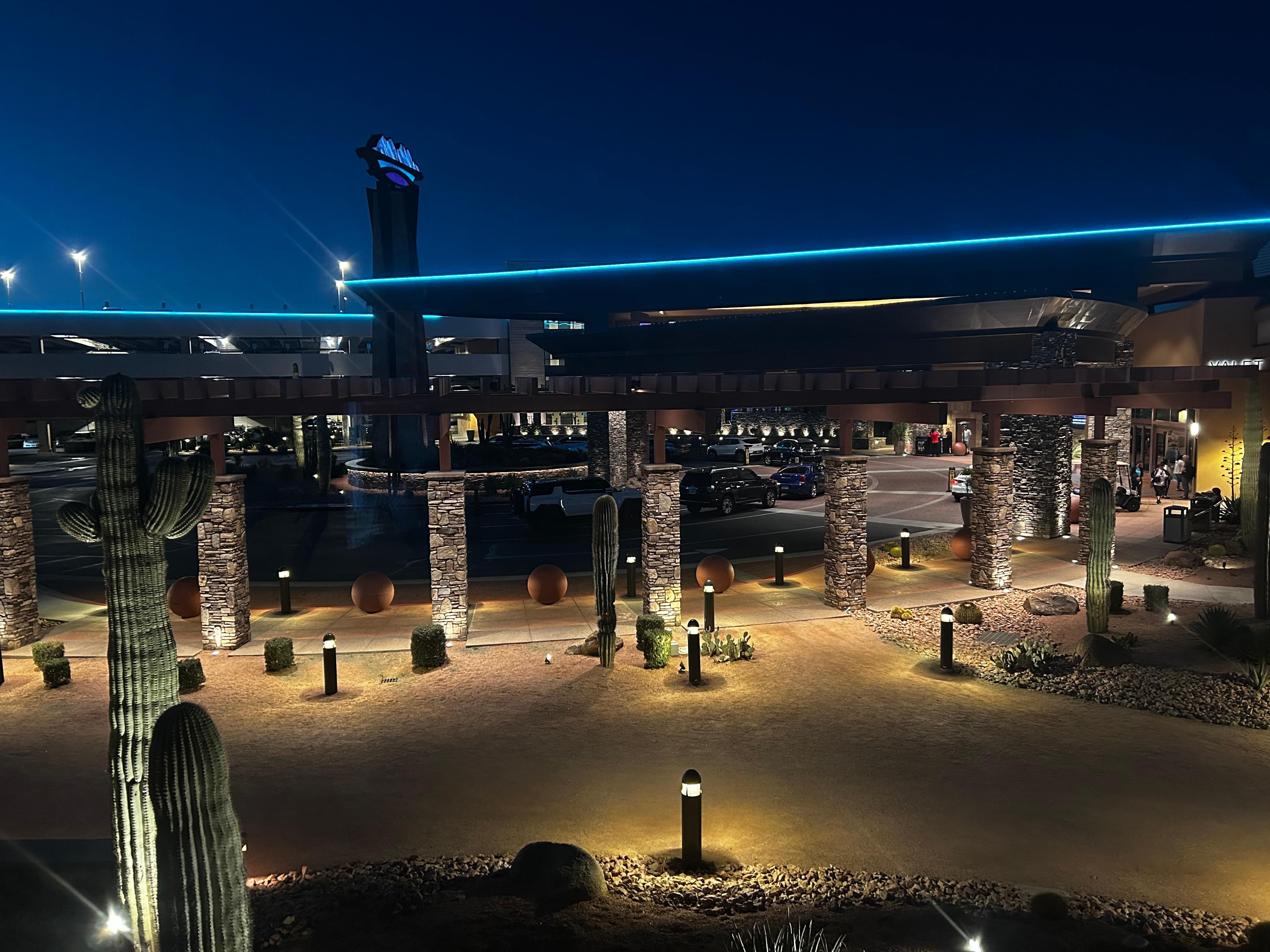 Valet drop off view from my room…