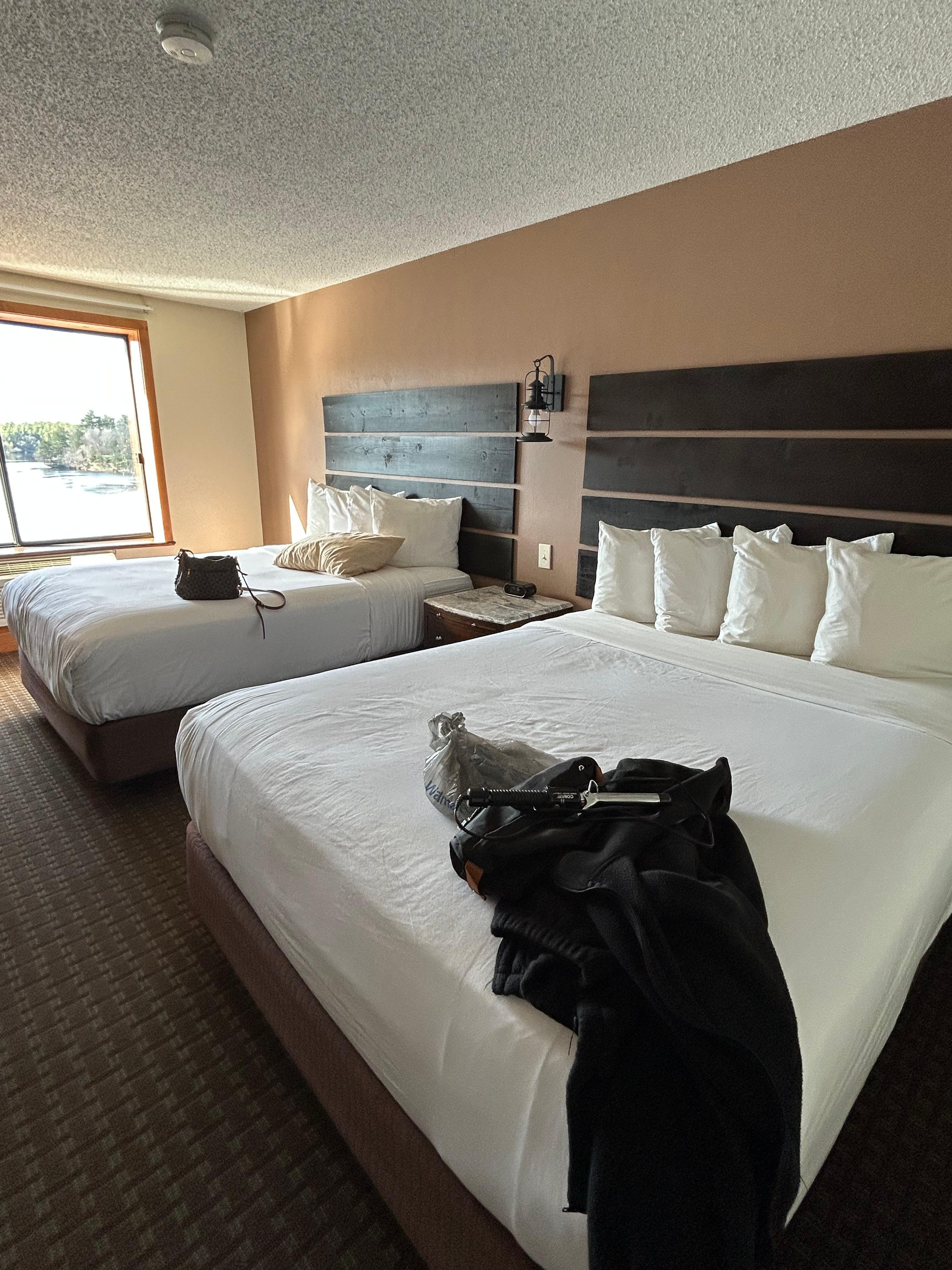 Our room when we first entered.  Very nice!