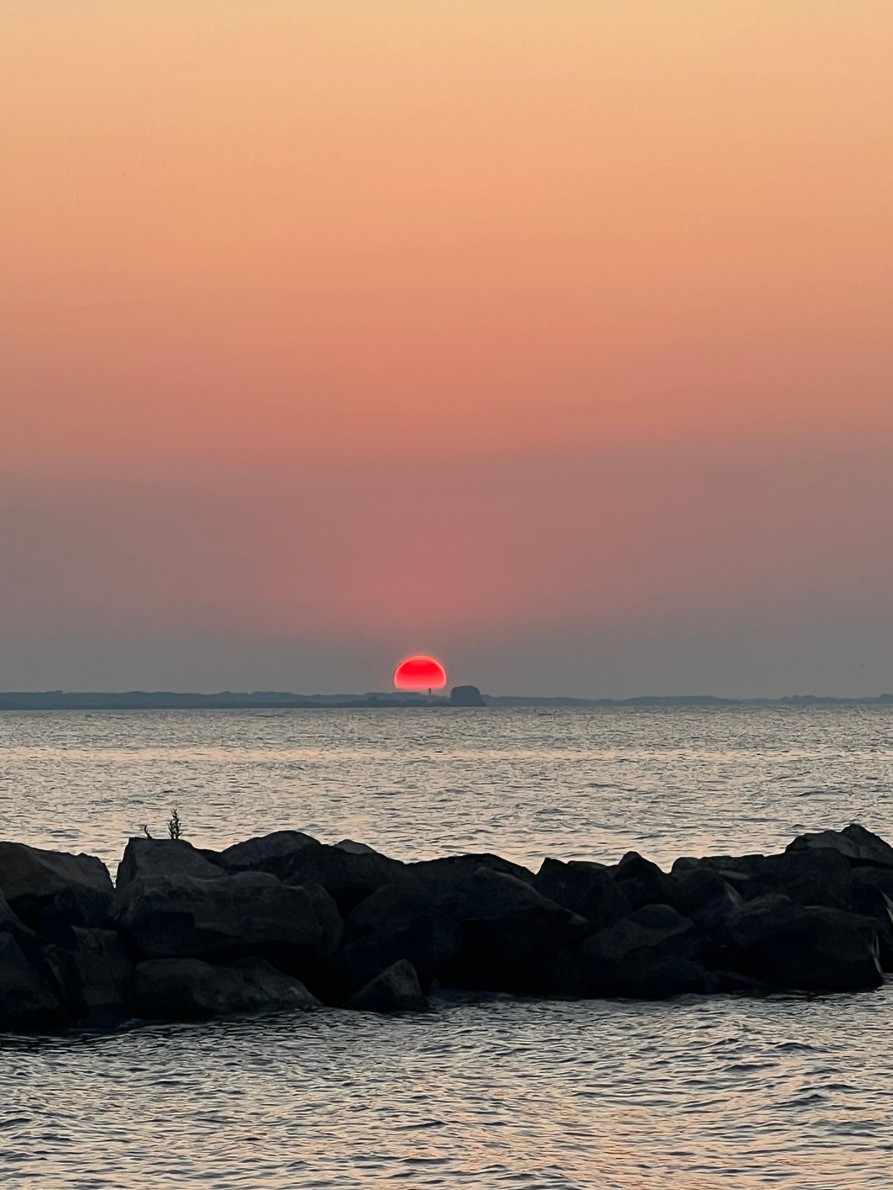 The view from the beach! 