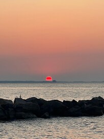 The view from the beach!