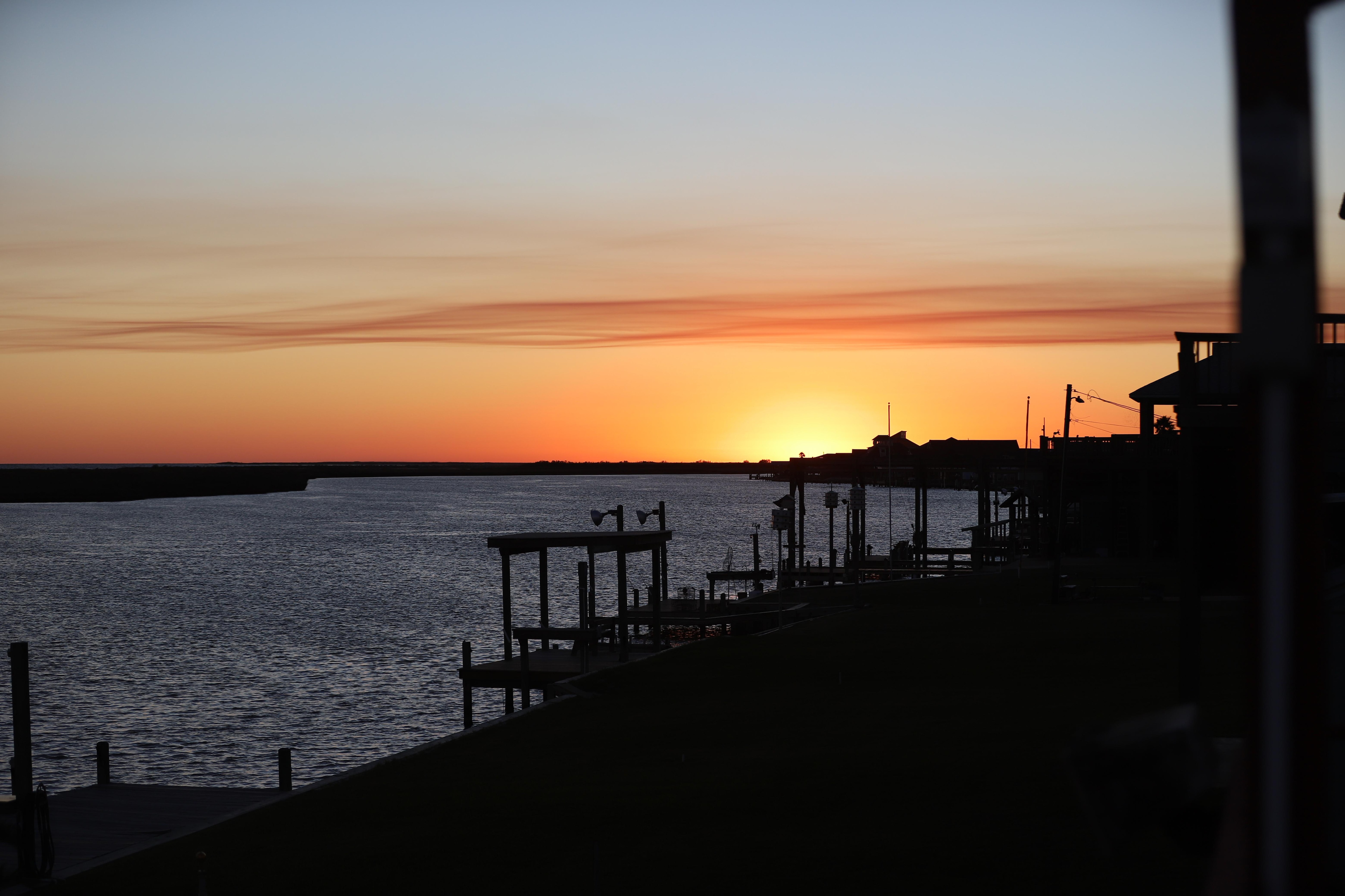 Sunsets were amazing.  