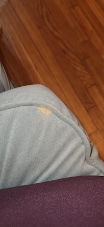 Something stuck on couch.