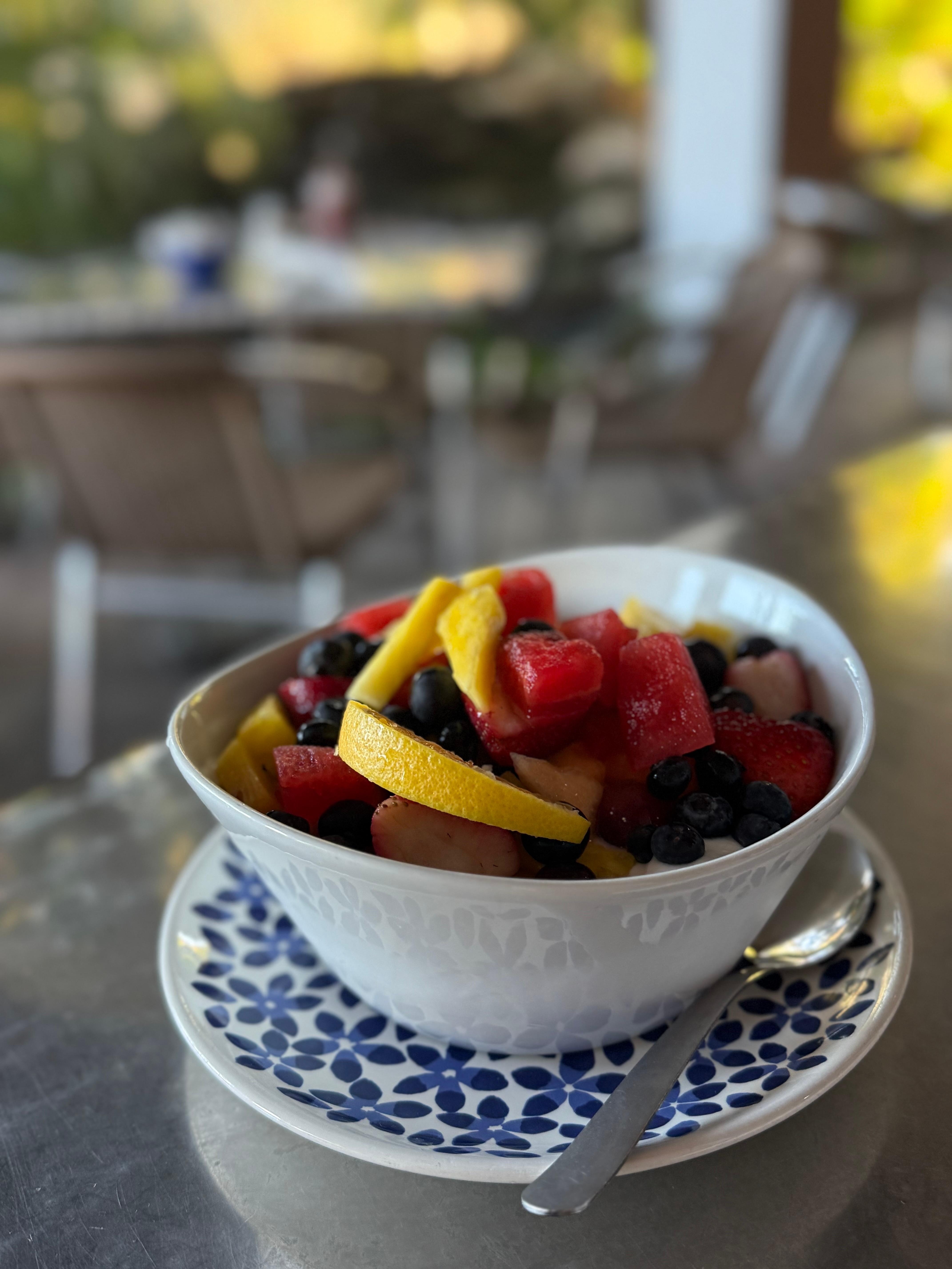 Incredible fruit and yogurt!