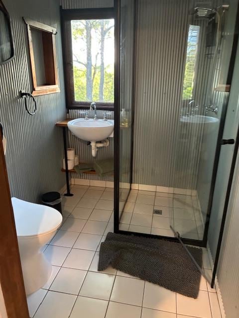 Hot shower, eco-friendly loo