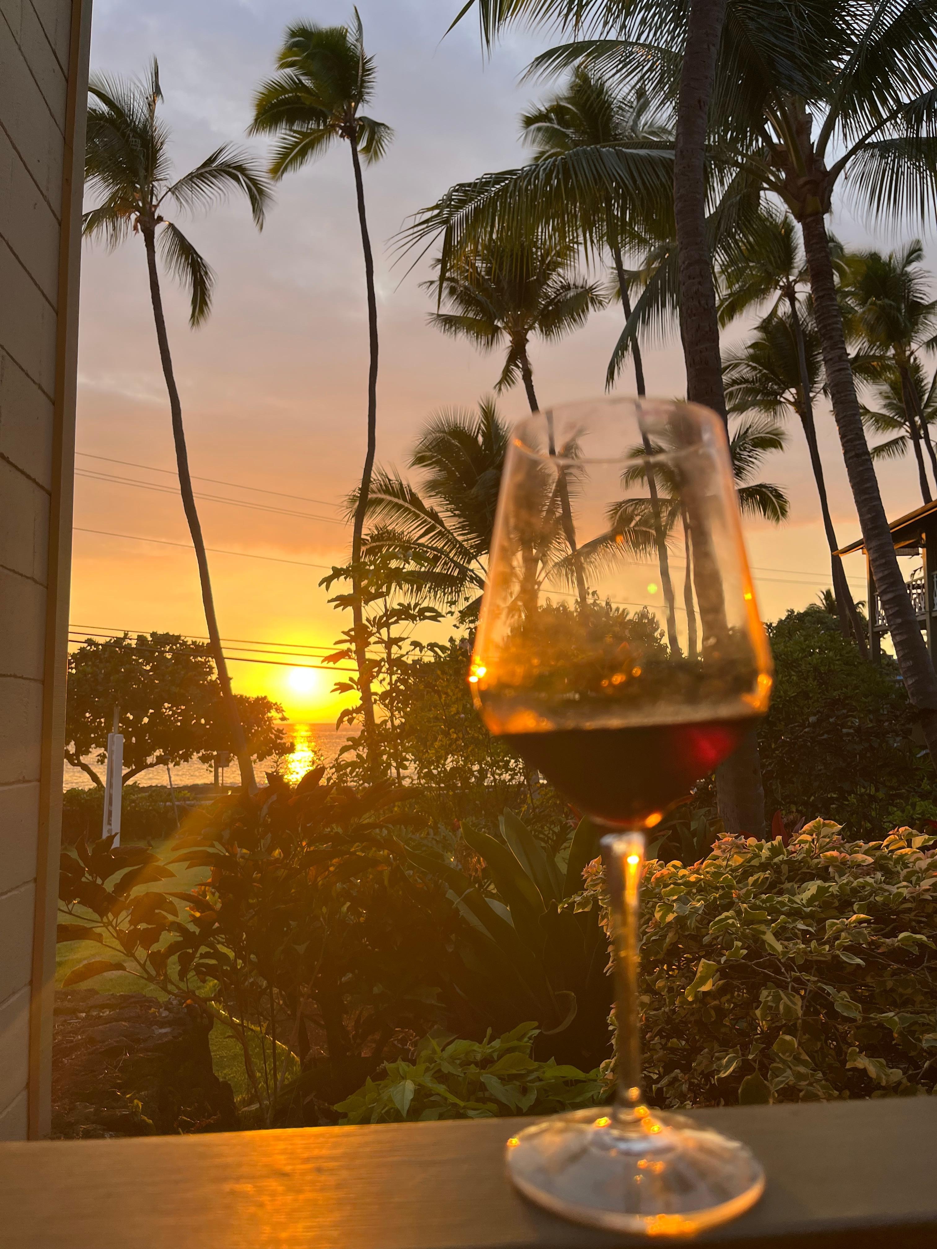 From the unit’s patio!